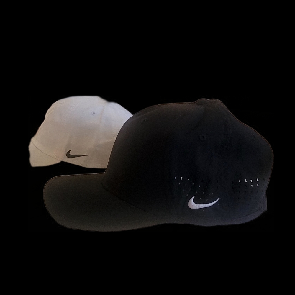 Nike Black and White Caps.